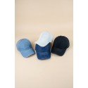 Casquette basique en coton 100% jeans