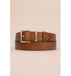 Ceinture femme en croûte de cuir de vachette largeur 35 mm - 2