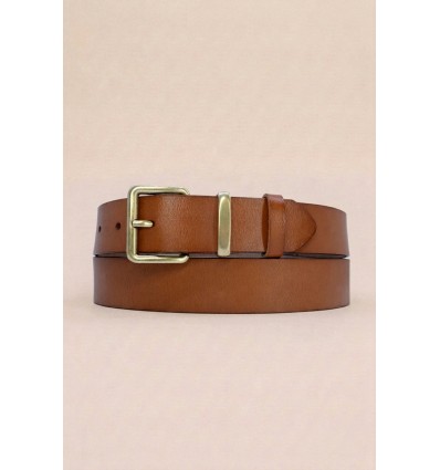 Ceinture femme en croûte de cuir de vachette largeur 35 mm - 2