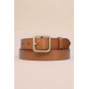 Ceinture femme en croûte de cuir de vachette largeur 30 mm - 2