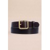 Ceinture femme en croûte de cuir de vachette largeur 30 mm - 4