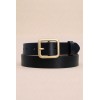 Ceinture femme en croûte de cuir de vachette largeur 30 mm - 5