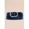 Ceinture femme en croûte de cuir de vachette largeur 30 mm - 3