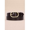 Ceinture femme en croûte de cuir de vachette largeur 30 mm - 4