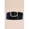 Ceinture femme en croûte de cuir de vachette largeur 30 mm - 6