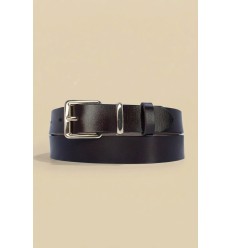 Ceinture femme en croûte de cuir de vachette largeur 30 mm - 1
