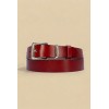 Ceinture femme en croûte de cuir de vachette largeur 30 mm - 5