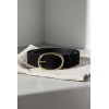 Ceinture femme en cuir daim largeur 5 cm - 6