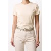 Ceinture femme en cuir impression croco largeur 2,5 cm Fabriqué en Italie - 1