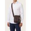 Sac bandoulière pour homme en cuir de vachette - 2
