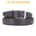 Ceinture en cuir de vachette véritable fabrication italienne 16149 marron