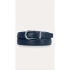 Ceinture automatique pour femme boucle crémaillère sans trous en croute de cuir de vachette 3 cm - 4