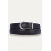 Ceinture automatique pour femme boucle crémaillère sans trous en croute de cuir de vachette 3 cm - 6