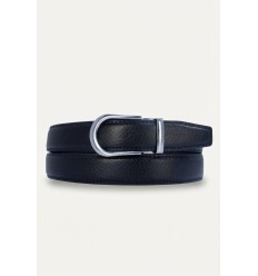 Ceinture automatique pour femme boucle crémaillère sans trous en croute de cuir de vachette 3 cm - 7