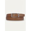 Ceinture automatique pour femme boucle crémaillère sans trous en croute de cuir de vachette 3 cm - 2