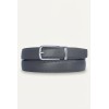 Ceinture automatique pour femme boucle crémaillère sans trous en croute de cuir de vachette 3 cm - 3