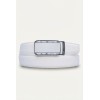 Ceinture automatique boucle crémaillère sans trous en croute de cuir de vachette 3.5 cm - 1