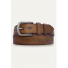 Ceinture homme en croûte de cuir de vachette largeur 4 cm - 3