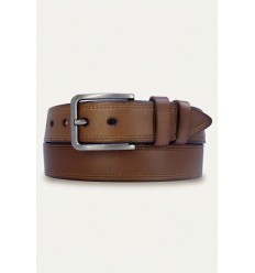 Ceinture homme en croûte de cuir de vachette largeur 4 cm - 2