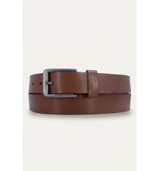 Ceinture homme en croûte de cuir de vachette largeur 35 mm - 1