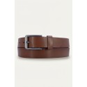 Ceinture homme en croûte de cuir de vachette largeur 35 mm
