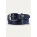 Ceinture homme en croûte de cuir de vachette largeur 35 mm