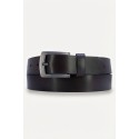 Ceinture homme en croûte de cuir de vachette largeur 35 mm