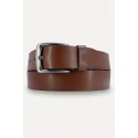 Ceinture homme en croûte de cuir de vachette largeur 40 mm