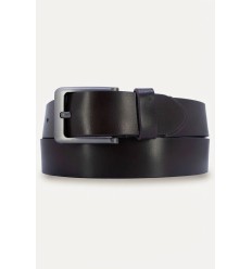 Ceinture homme en croûte de cuir de vachette largeur 40 mm - 1