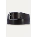 Ceinture homme en croûte de cuir de vachette largeur 40 mm