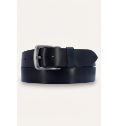 Ceinture homme en croûte de cuir de vachette largeur 40 mm - 1