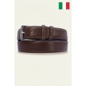 Ceinture homme en cuir de vachette largeur 40 mm Fabriqué en Italie