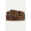 Ceinture homme en cuir de buffle largeur 40 mm