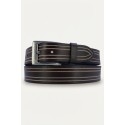 Ceinture homme en cuir de buffle largeur 40 mm