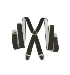 Bretelle elastique fine "X" à 4 pinces fabrication française