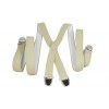Bretelle elastique fine "X" à 4 pinces fabrication française