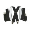 Bretelle elastique large "X" à 4 pinces fabrication française