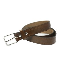 Ceinture fine de travail YVES en croûte de cuir de bovin