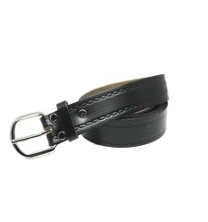 Ceinture moyenne de travail YVES en croûte de cuir de bovin