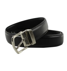 Ceinture classique en croûte de cuir