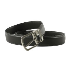 Ceinture classique en croûte de cuir