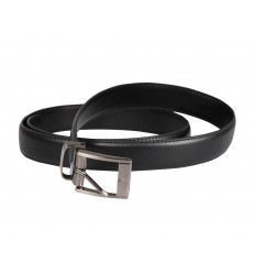 Ceinture classique en croûte de cuir