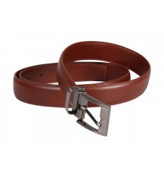 Ceinture classique en croûte de cuir