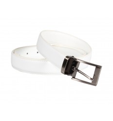 Ceinture classique en croûte de cuir