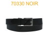 Ceinture en cuir de vachette fabrication francaise 70330 noir