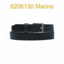 Ceinture en cuir de buffle "veau gras" fabriqué en France 6206130 Marine