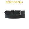 Ceinture en cuir de buffle "veau gras" fabriqué en France 6206130 Noir