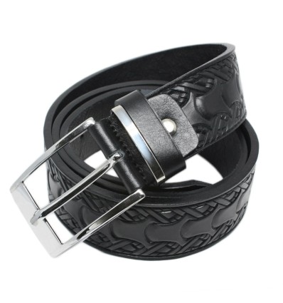 Ceinture en cuir de vachette pleine fleur fabrication italienne
