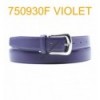 Ceinture femme large en croute de cuir de vachette 750930F violet