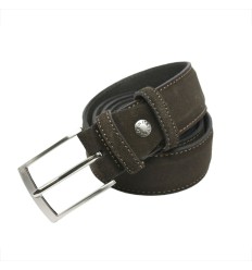 Ceinture en cuir véritable daim suede Renato Balestra